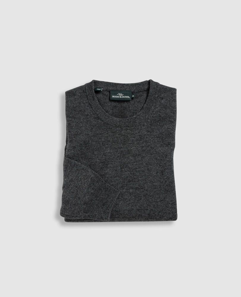 Queenstown Sweater, COAL, Flat Lay