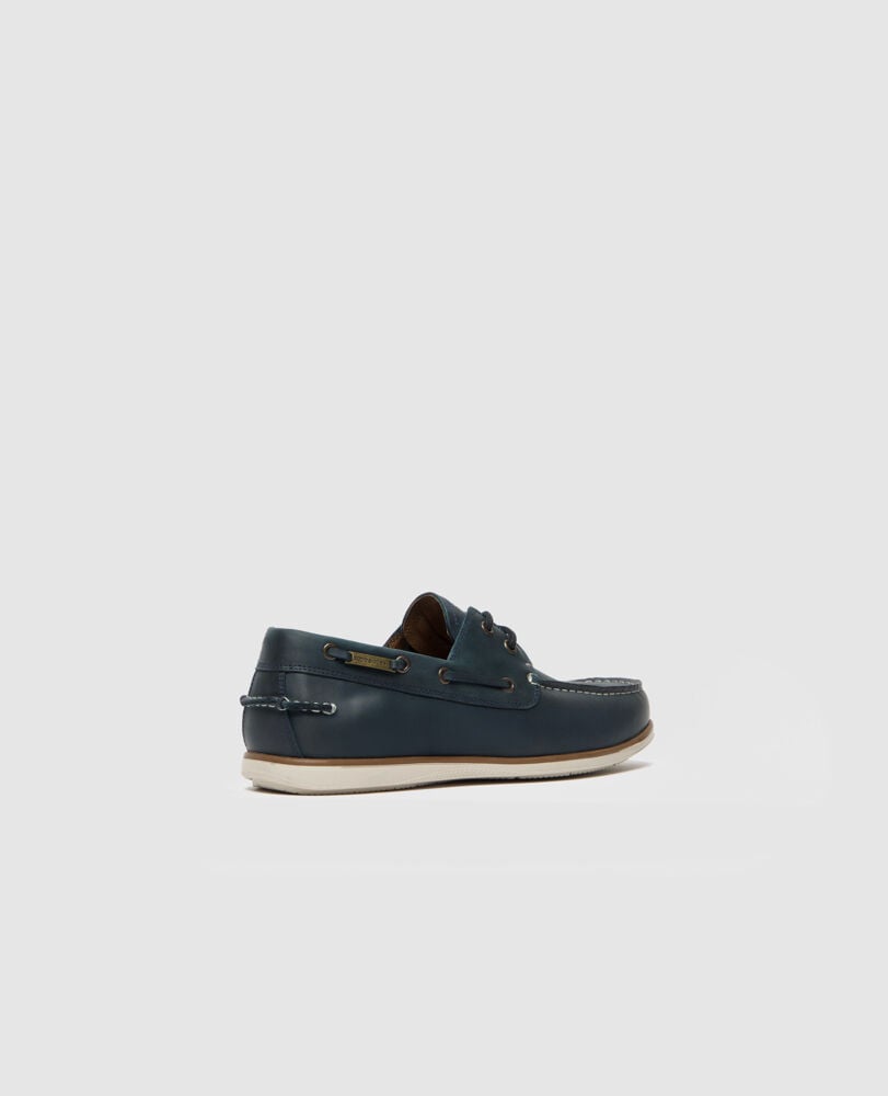 Boardwalk Boat Shoe, NAVY, Back