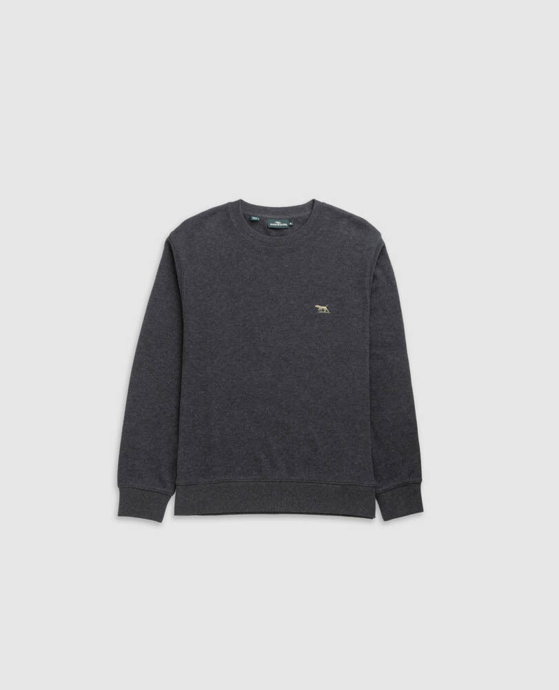 Gunn Crew Neck Sweat, GRAPHITE, Flat Lay