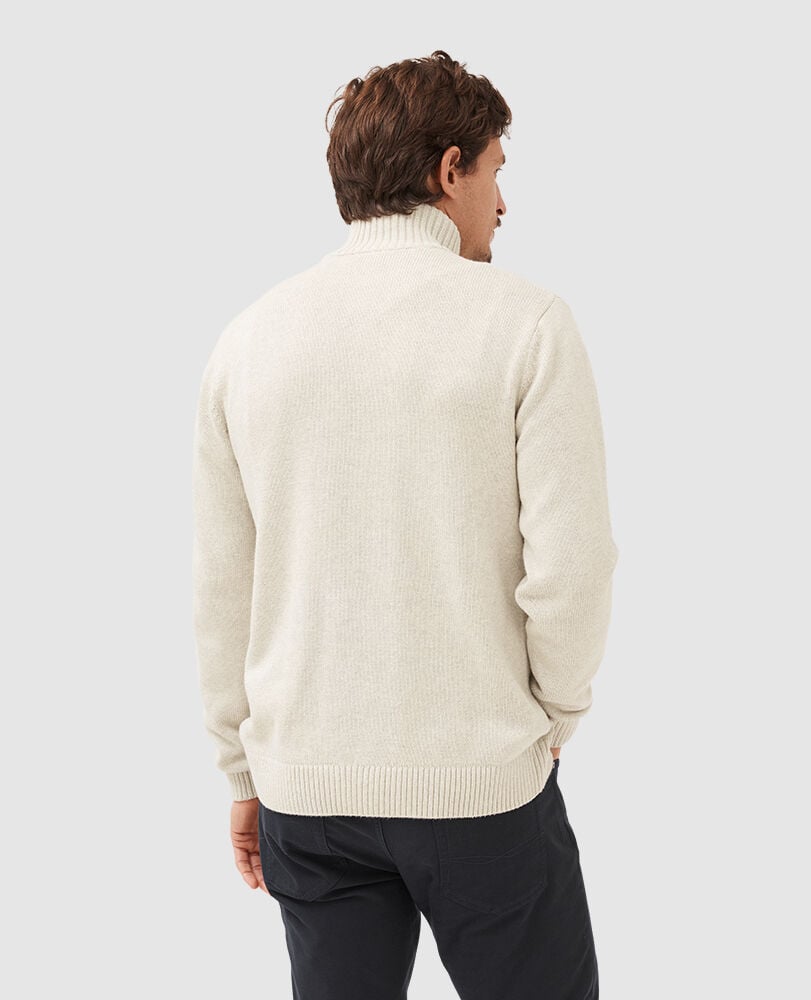 Merrick Bay Knit, NATURAL, Back