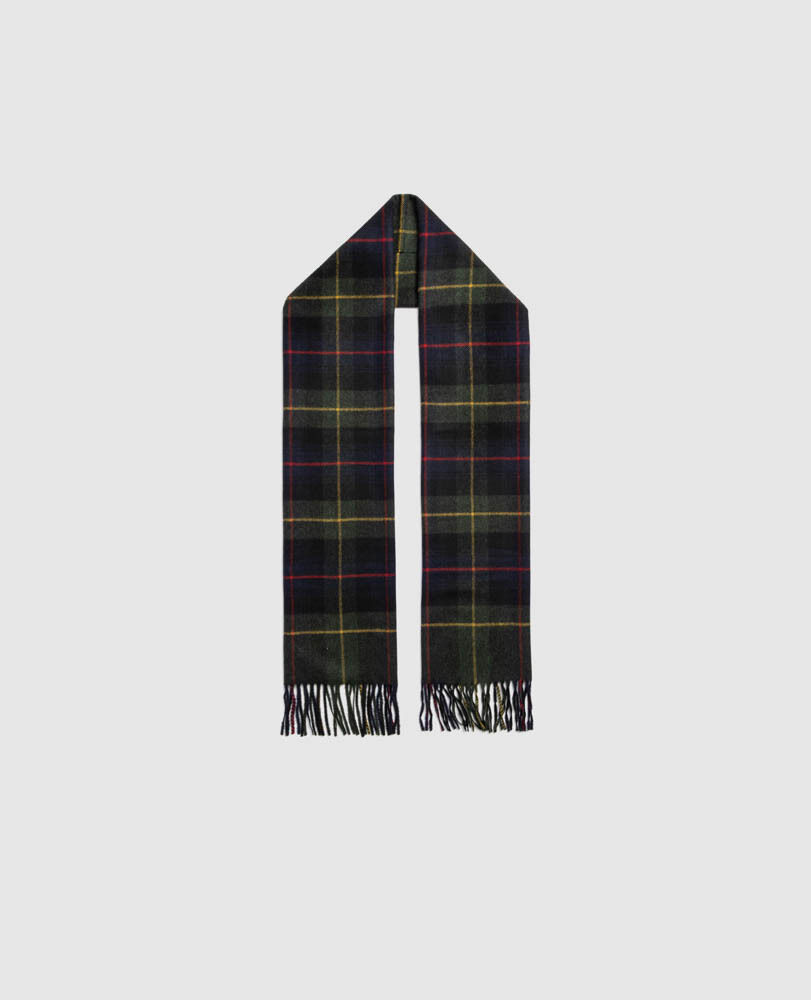 Jackman Scarf, NAVY GREEN MULTI, Off Front