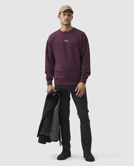 Gunn Logo Sweat, GARNET