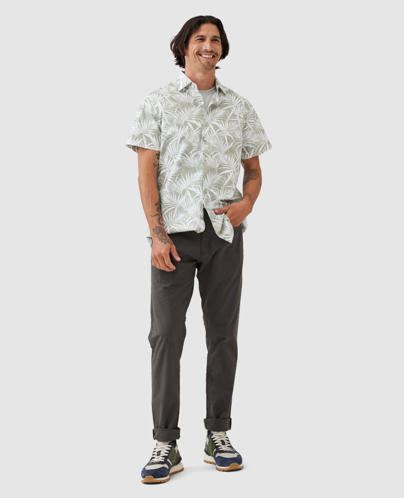 Montcalm Sports Fit Shirt, FATIGUE, Off Front
