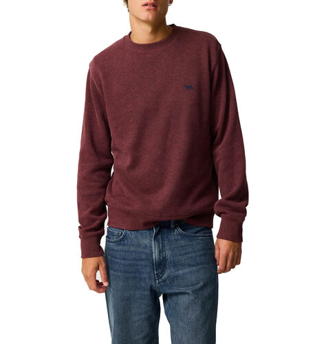 Gunn Crew Neck Sweat, RUST