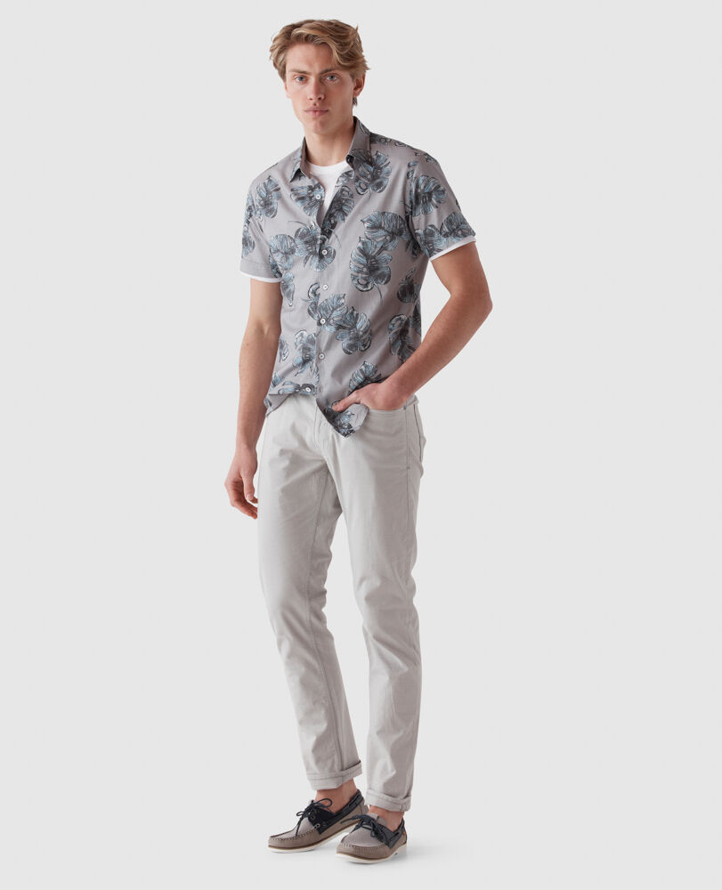 Buckleton Sports Fit Shirt, DUSTY TEAL, Off Front