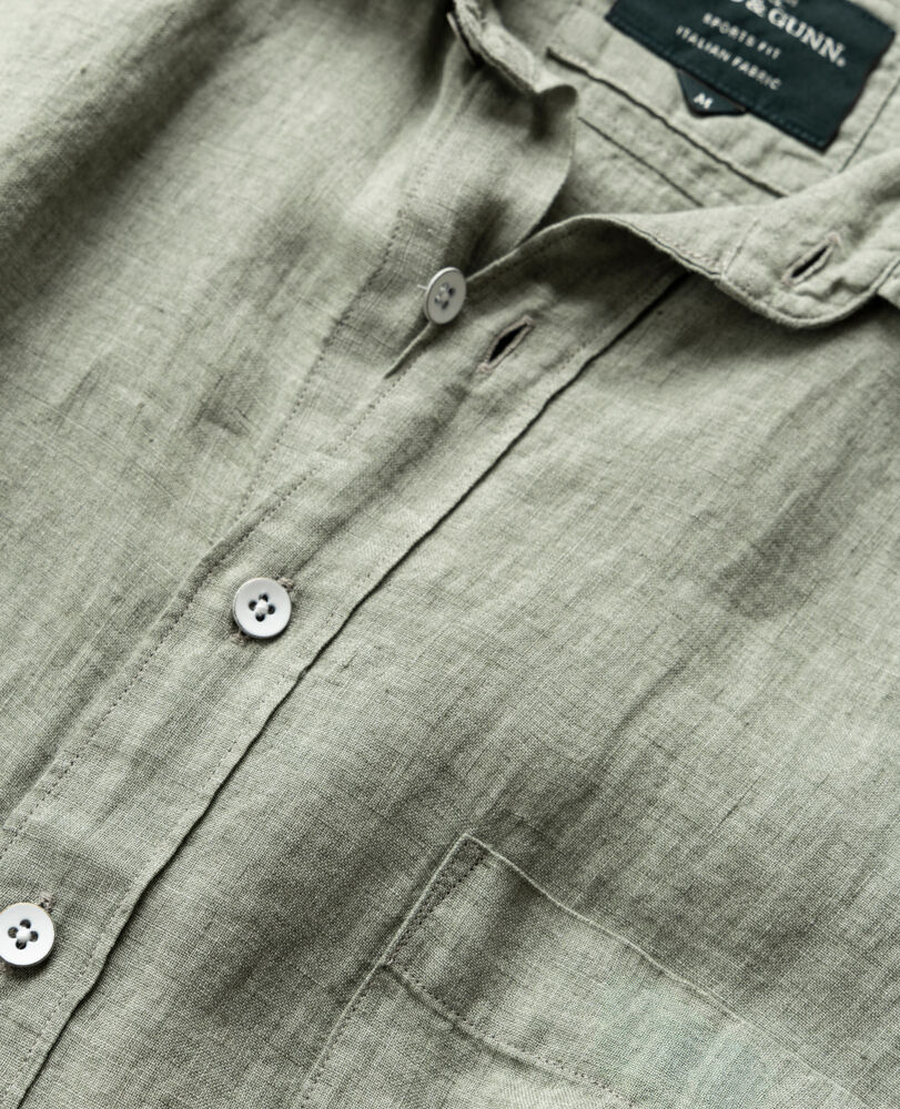 Palm Beach Sports Fit Shirt, SAGE GREY, Detail 2