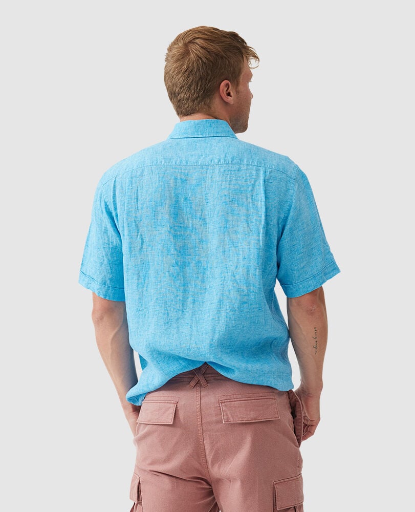 Waiheke 2 Shirt, COBALT, Back