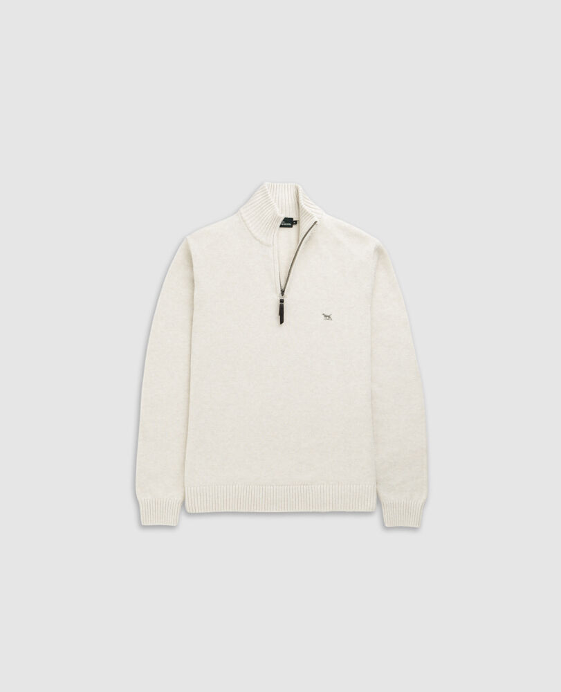 Merrick Bay Strickpullover, HAFER, Detail 2