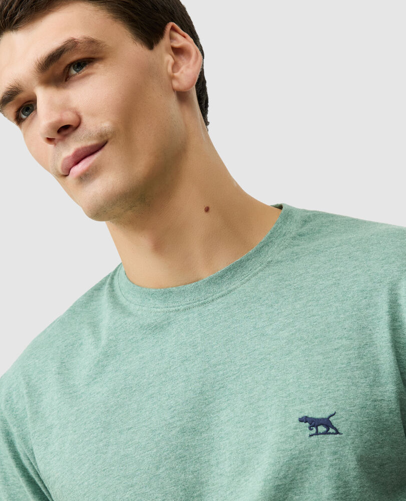 The Gunn Tee 2.0, DUSTY SAGE, Flat Lay