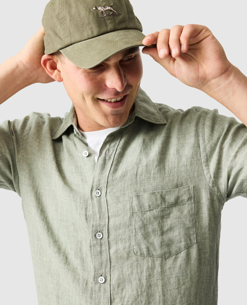 Palm Beach Sports Fit Shirt, SAGE GREY, Detail 3