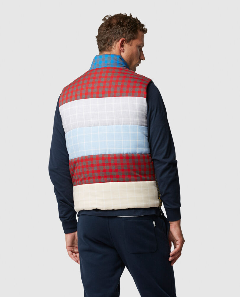 Wnwn Padded Vest, ASSORTED, Back