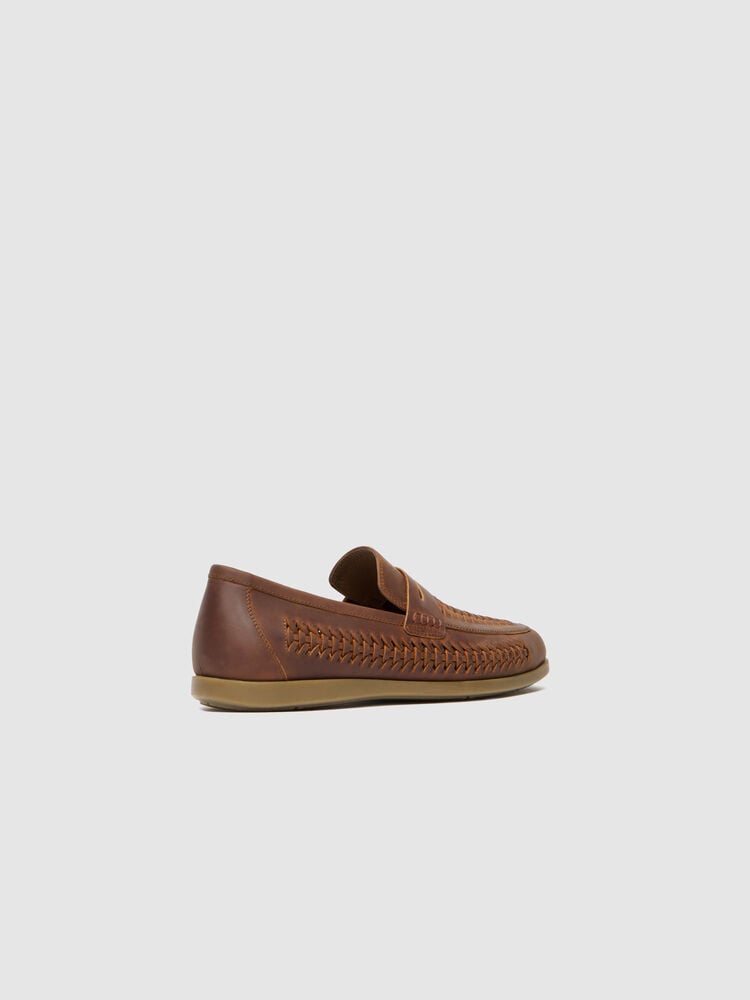 Gisborne Huarache Slip On, COFFEE, Back
