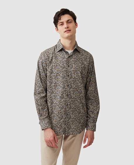 Pakington Sports Fit Shirt, ELDERBERRY