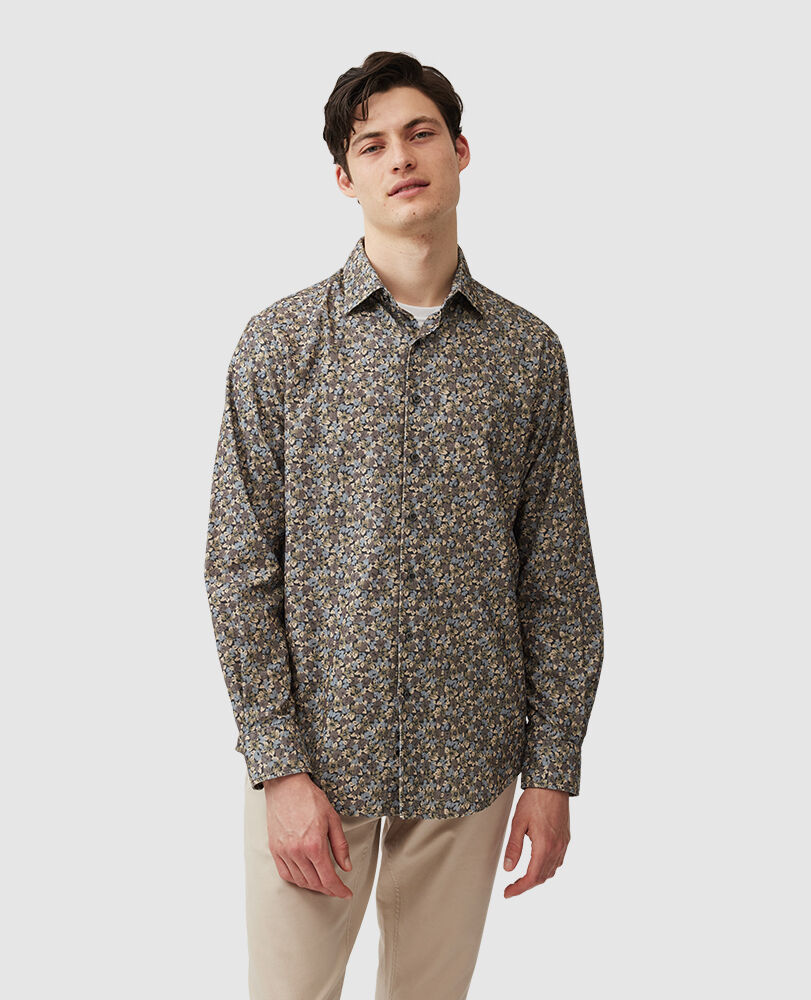 Pakington Sports Fit Shirt, ELDERBERRY, Front