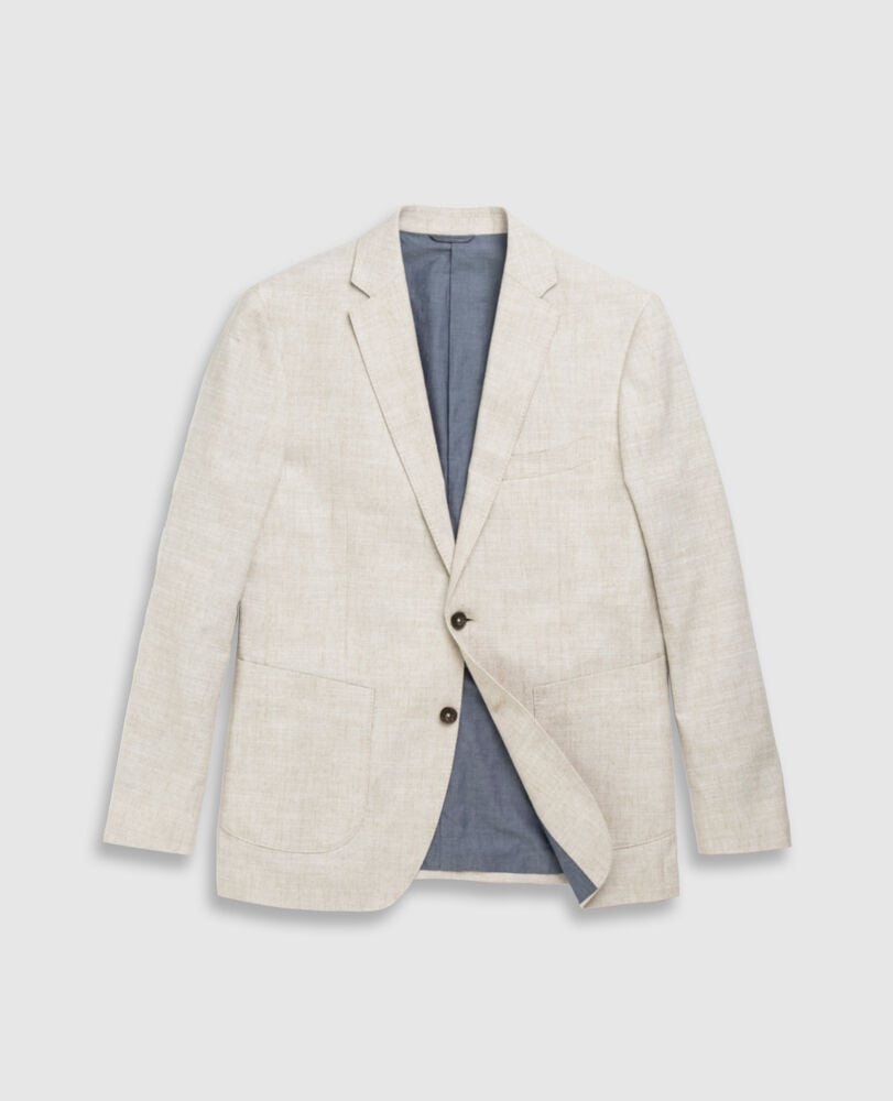 Chaslands Sports Fit Jacket · Oatmeal LG, OATMEAL, Flat Lay