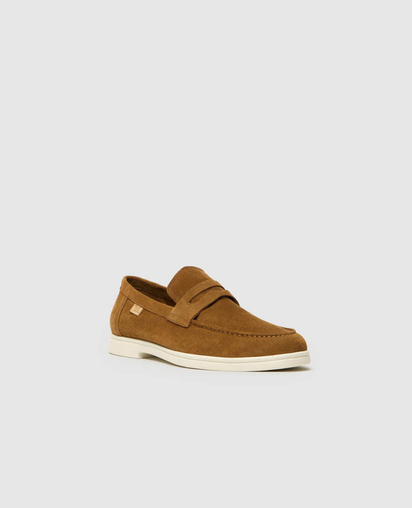 Marsden Bay Loafer, TOBACCO, Off Front