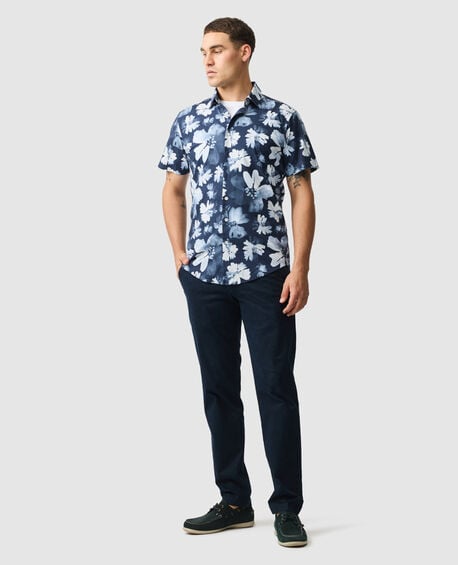Tyler Street Sports Fit Shirt, NAVY