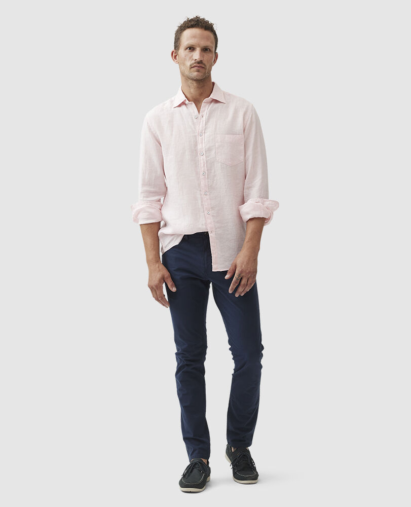 Coromandel Sports Fit Shirt, ROSEWATER, Off Front