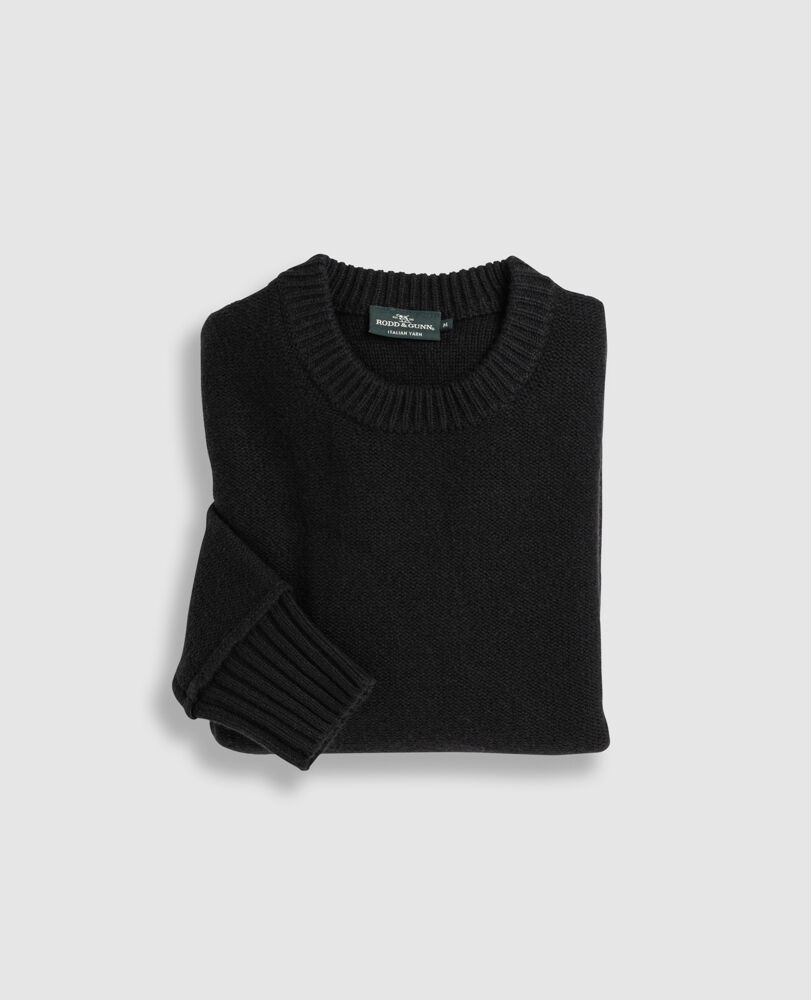 Gowan Valley Knit, EBONY, Flat Lay