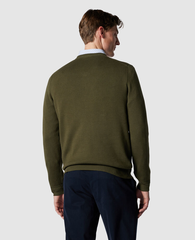 Kelvin Grove Knit, OLIVE, Flat Lay