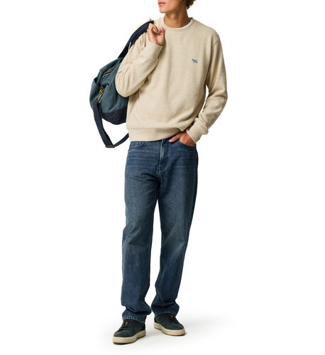 Gunn Crew Neck Sweat, OAT