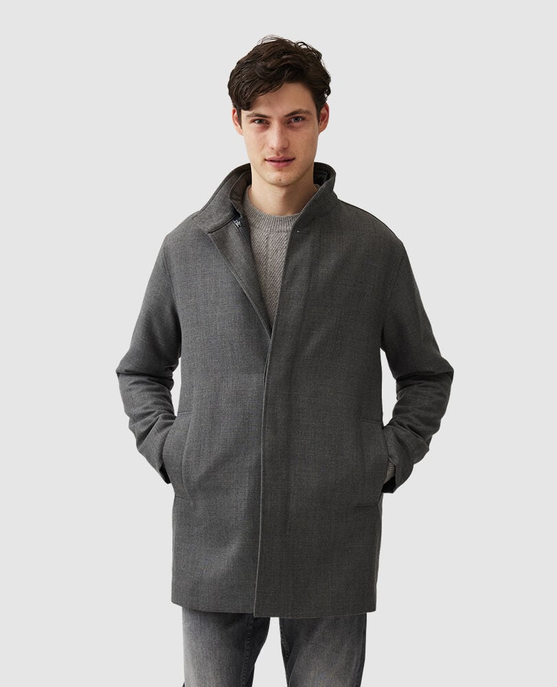Mackford Coat, ASH, Front