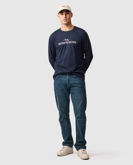 Long Sleeve Logo T-Shirt, MIDNIGHT