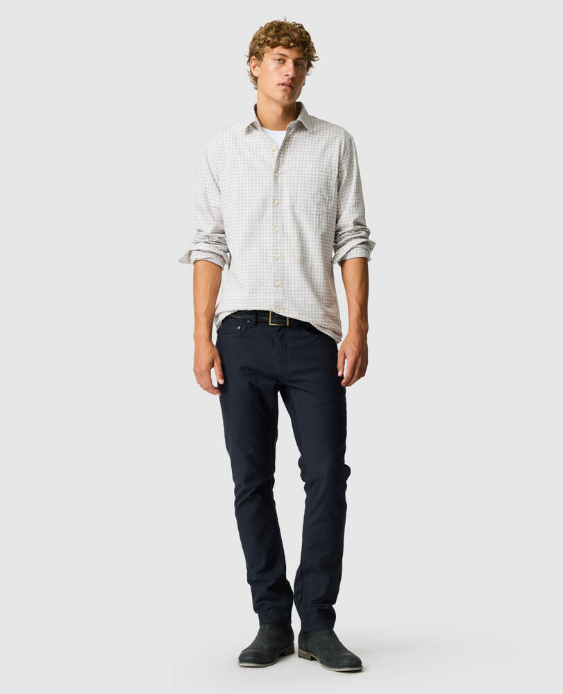 Mckerrow Sports Fit Shirt, OAT, Off Front