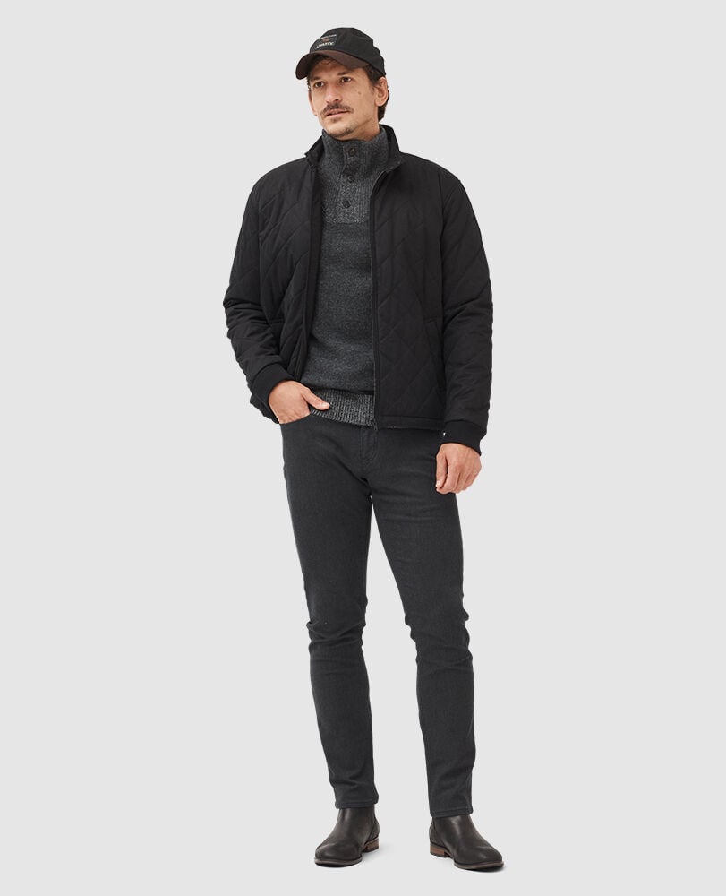 Studholme Knit, CHARCOAL, Back