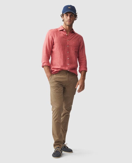 Chemise slim en lin Coromandel, SEQUOIA