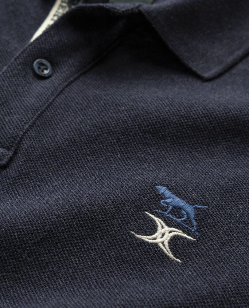 Meadow Lane Polo, NAVY, Detail 2