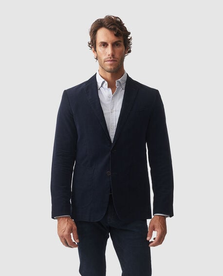 Saint Bathans Sports Fit Jacket, NAVY