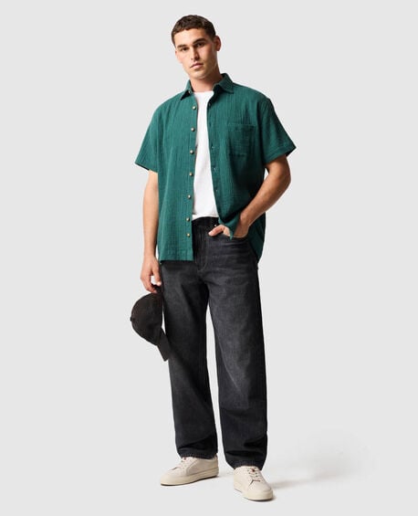 Woodbine Loose Fit Jean, CHARCOAL