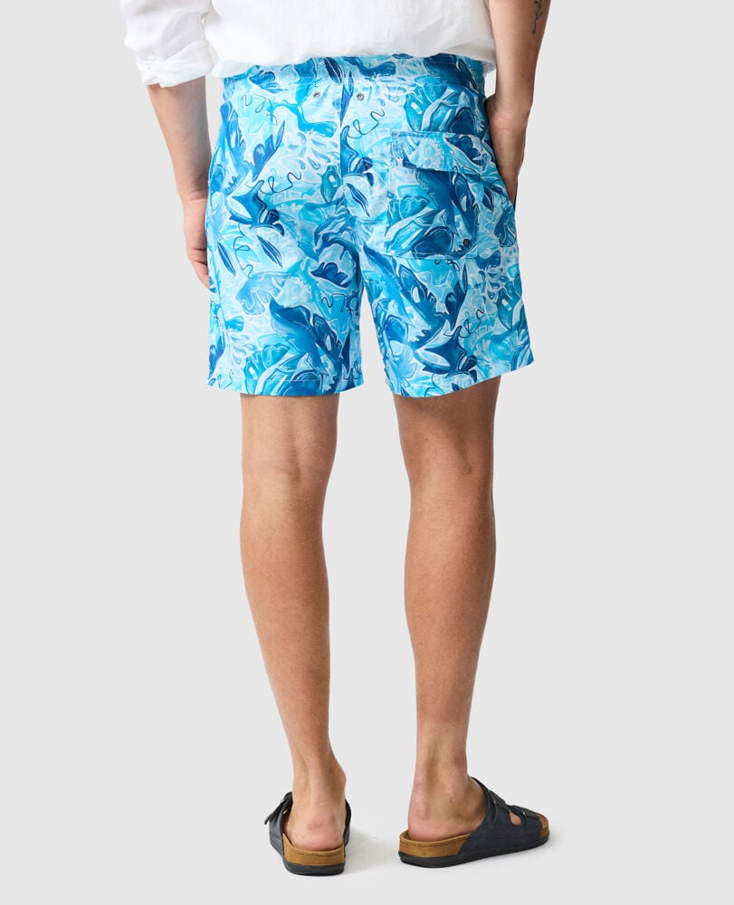 Mount Wellington Swim Short, MARINE, Back