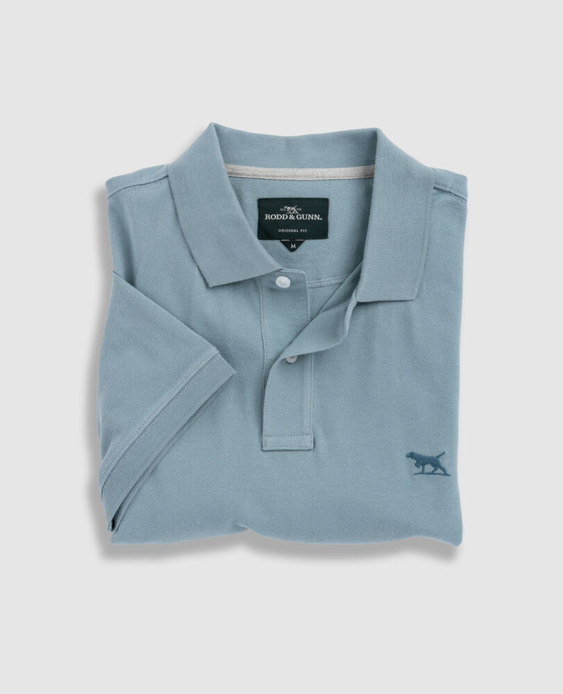 The Gunn Original Fit Polo &middot; Rain XXL, RAIN, Flat Lay