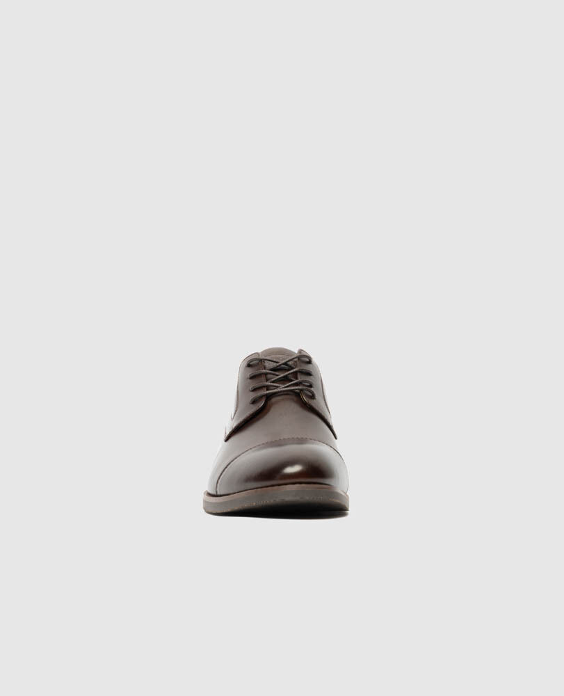 Loburn Derby Shoe, CHOCOLATE, Detail 2