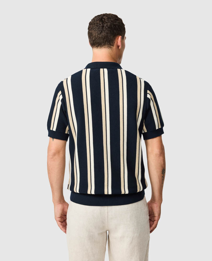 Tricot Royce Hill, BLEU NUIT, Back