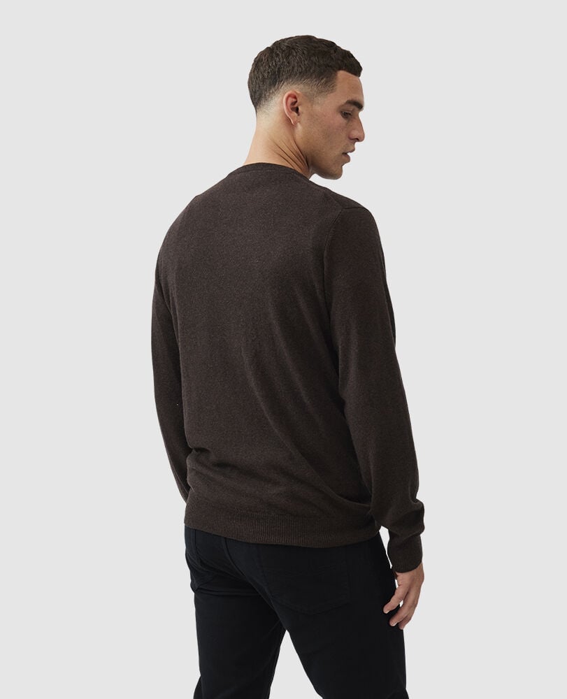 Queenstown Sweater, CHOCOLATE, Back