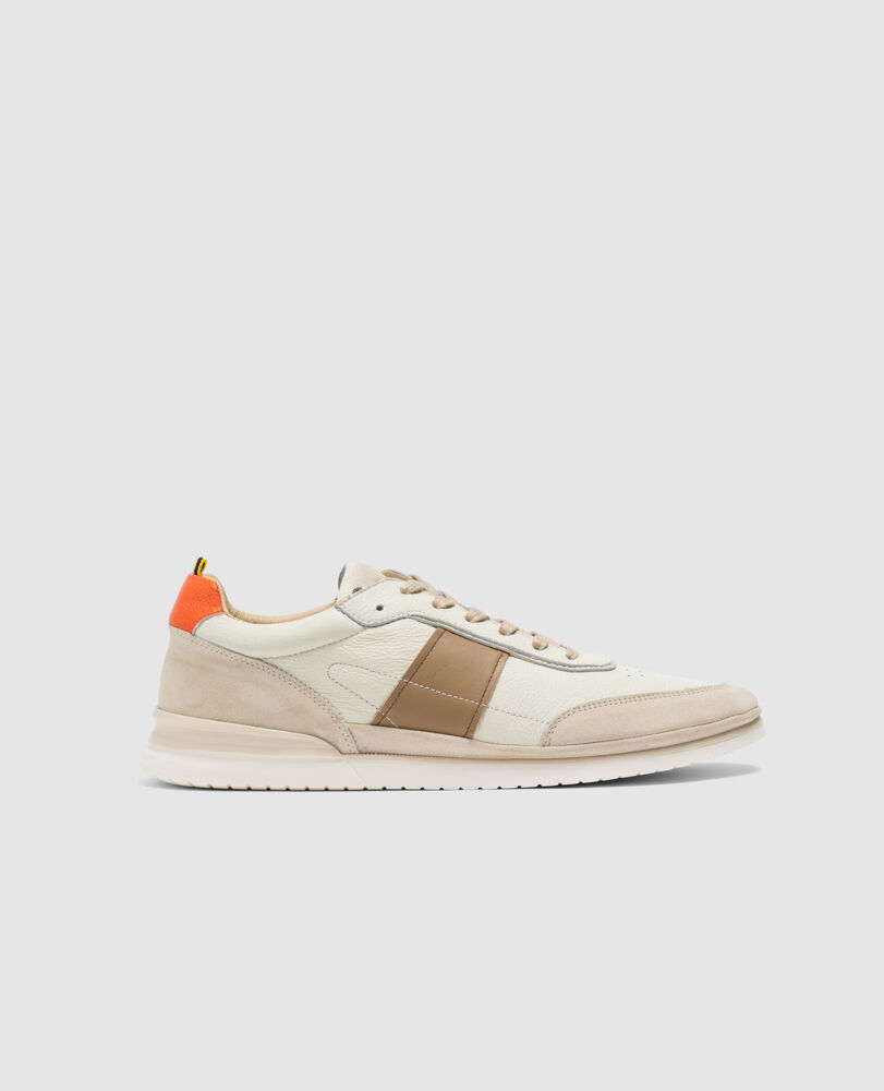 Parnell Sneaker, ECRU, Front