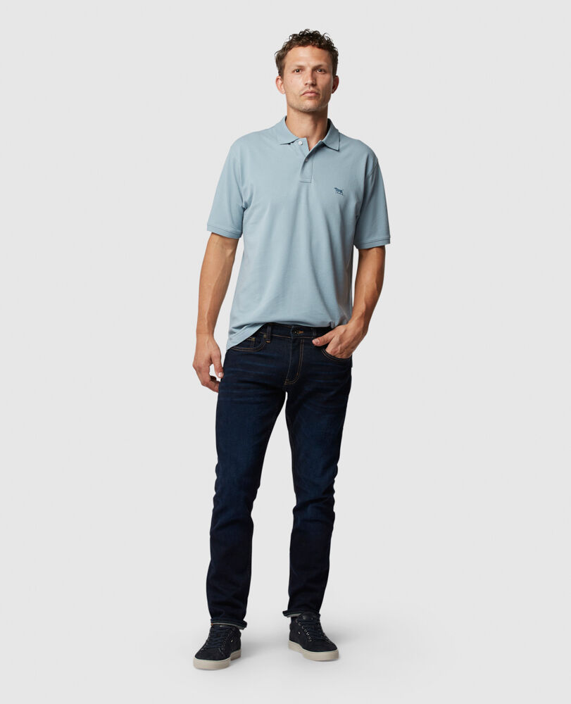 The Gunn Original Fit Polo &middot; Rain XXL, RAIN, Off Front