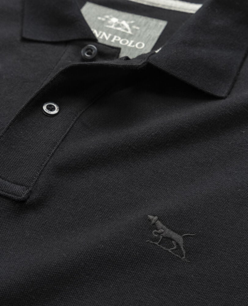 Long Sleeve Original Fit Gunn Polo, ONYX, Detail 2