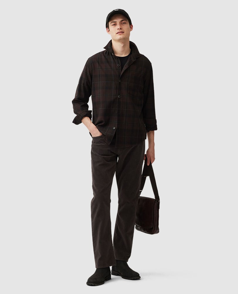 Barters Relaxed Fit Jean, FOSSIL, Off Front