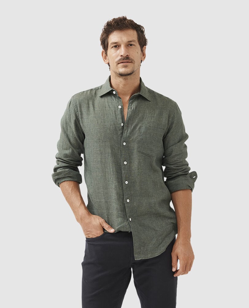 Coromandel Sports Fit Shirt · Forest XL, FOREST, Front