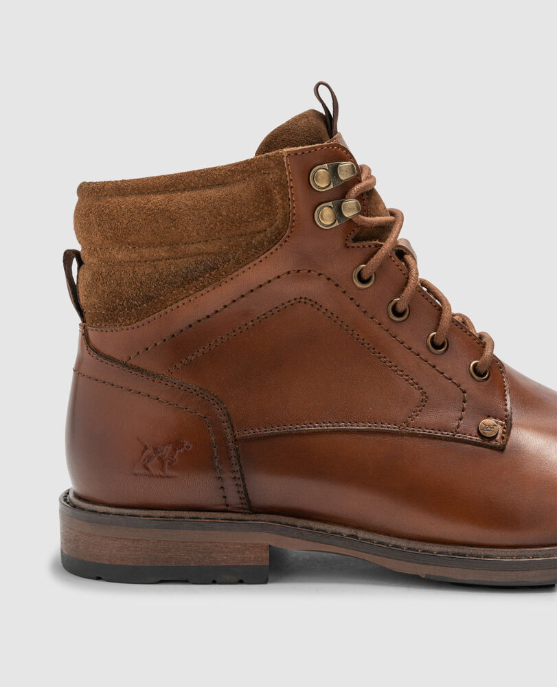 Bottes militaires Dunedin, BRUN FONCÉ, Detail 3