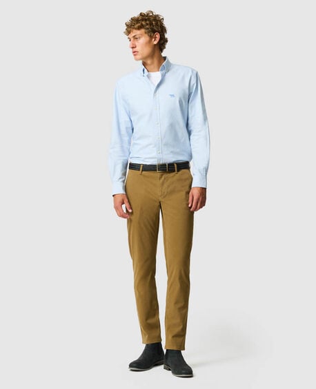 Gunn Oxford 2 Sports Fit Shirt, POWDER BLUE