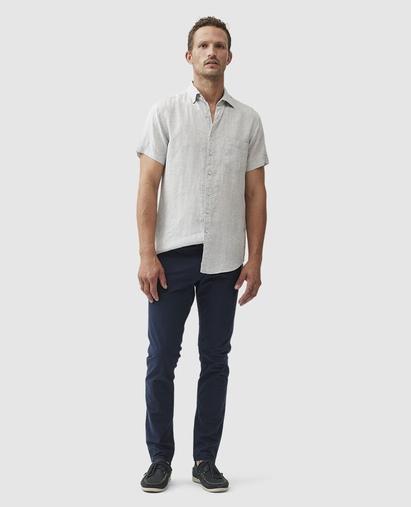 Chemise coupe sportive Palm Beach, VAPEUR, Off Front