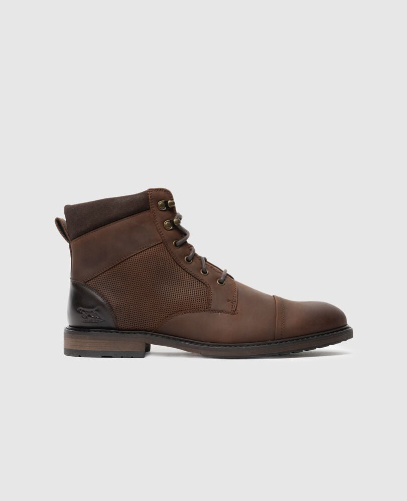 Durham Military Boot, REDWOOD, Front