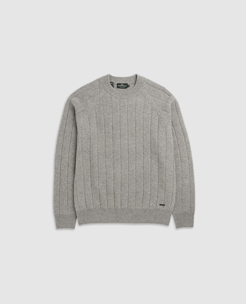 Arrow River Knit, GREY MARLE, Flat Lay
