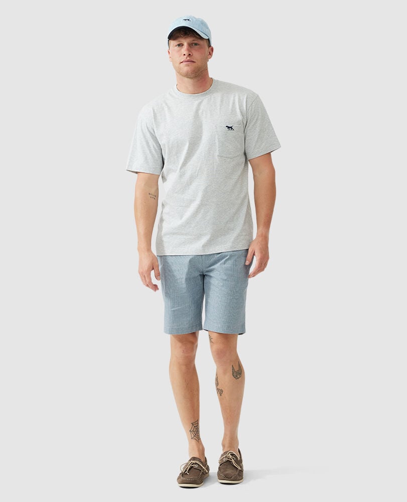 Gunn Original Fit Tee, PEBBLE, Off Front