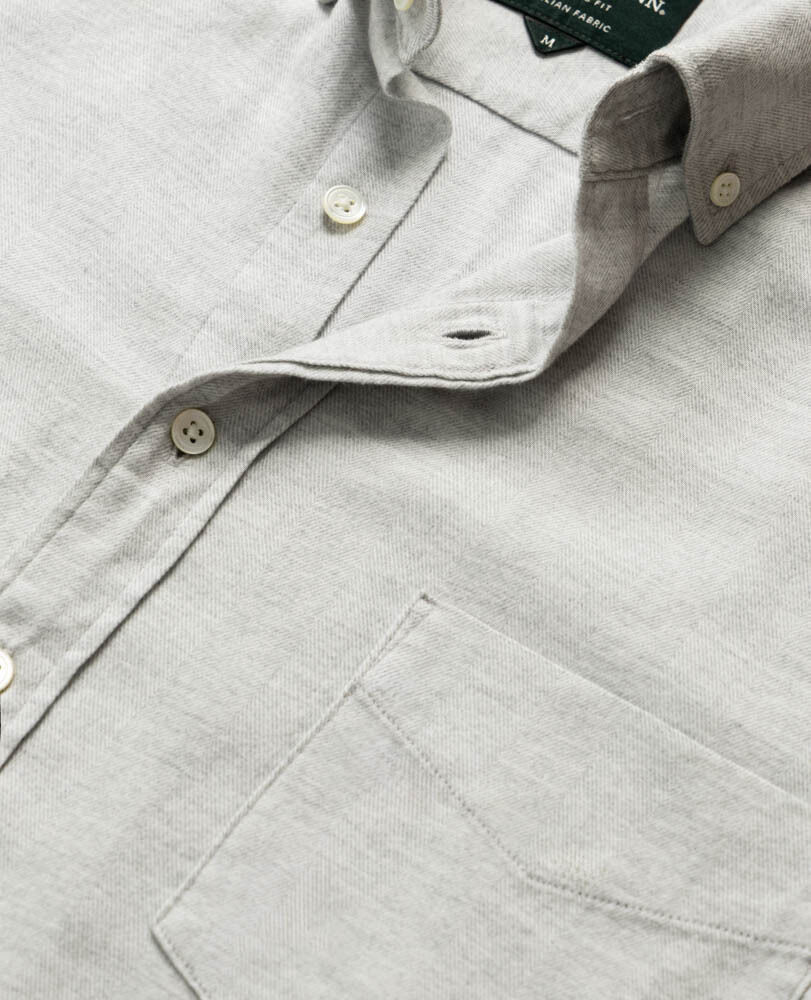 Barrhill Sports Fit Shirt, SILVER, Detail 2